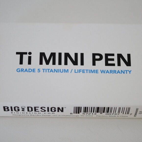 Big Idea Design Titanium Mini Pen - Picture 3 of 3